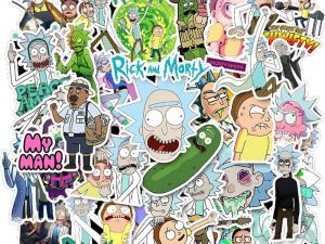 מדבקות איכותיות – ריק ומורטי