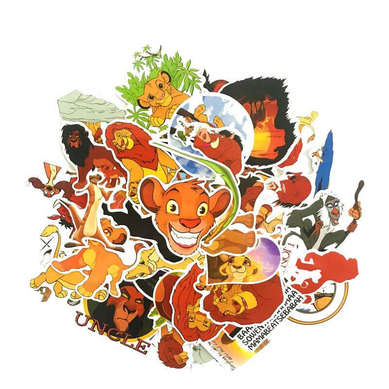 מדבקות איכותיות - מלך האריות