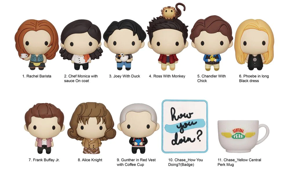 חברים - תופסן לתיק - BagClip – תמונה 3